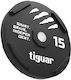 Tiguar Bumper Plate Olympic Type Rubber 1 x 15kg Φ50mm