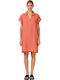 Noidinotte Damenkleid Für Strand Orange