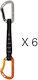Petzl Spirit Express 6er Satz 17cm