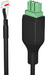 Eaton Hp Poly Cable Microphone Cable Jst To Phoenix 3-pin Male 6 M Black