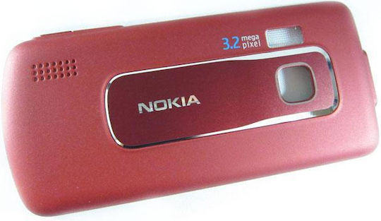Nokia 6210nav Akkuabdeckung Rot Original