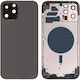 Back Frame Glass Side Buttons iPhone 12 Pro Black