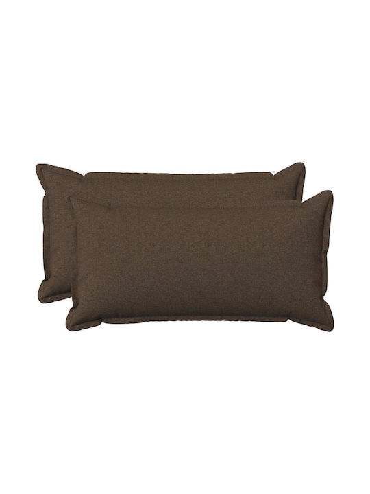 vidaXL Μαξιλάρι Καναπέ Houten Taupe 40x80εκ.