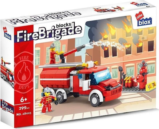 Alleblox Τουβλάκια Fire Brigade για 6+ Ετών 299τμχ AB1013