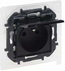 Legrand Niloe Single Flush Mount Power Socket Waterproof Black Legrand Niloe Single Flush Mount Power Socket Waterproof Black