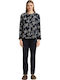 Vamp Winter Women's Pyjama Set Cotton Blue