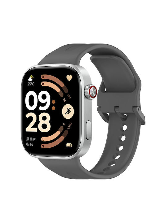Xiaomi Band 10 Pro Redmi Watch 6 5 Monochrome Vertical Striped Silicone Buckle Dark Grey