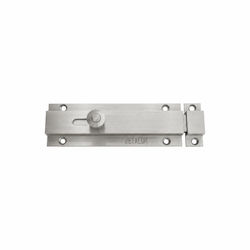 Flat Brass Bolt 60mm Matte Nickel Metalor 530-8006