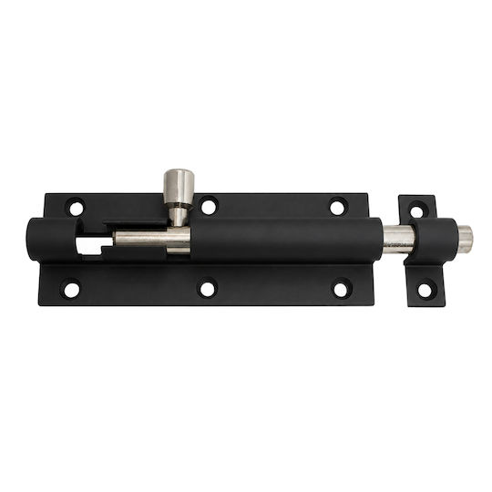 Schwerer Aluminium Türgriff 140mm Schwarze Metalor 521-b014