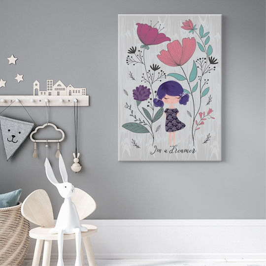 Caravelshop Kids Wall Art Canvas 50x35cm