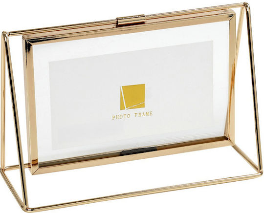 Espiel Landschaft Bilderrahmen Metallisch Gold