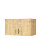 Megapap Rectangular Loft Closet Shelf from Chipboard Natural Beech 100x60cm GP028-0123,2