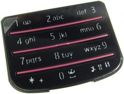 Nokia 6700c Клавиатура Цифрова Матирана Черна Оригинална
