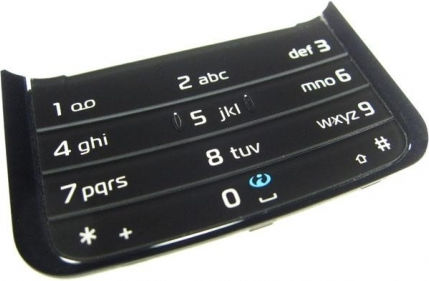 Nokia N96 Tastenfeld Numerisch Schwarz Original