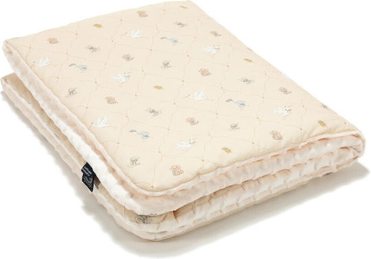 La Millou Cot Blanket Cotton Beige 110x140cm