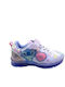 Stitch Kids Sneakers with Hoop & Loop Closure & with Lights Purple