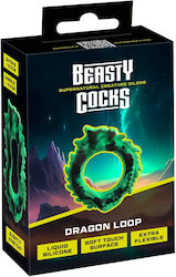 Beasty Cocks Drachen Loop Silikon Penisring Drachen Schuppen