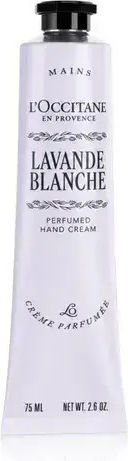 L'Occitane Lavande Blanche Cremă de mâini parfumată hidratantă 75ml