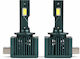 D1s LED Крушки За Автомобил 12v 6000k Хладно Бяло 2 Броя