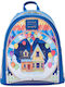 Loungefly Pixar Up Stained Glass School Backpack