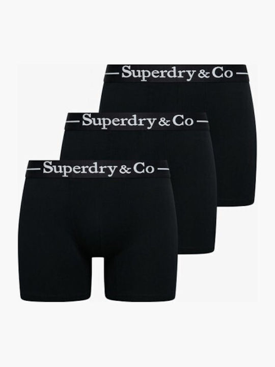 Superdry Ανδρικά Μποξεράκια Black/black/black 3...