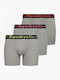 Ανδρικά Μποξεράκια Grey Marl/grey Marl/grey Marl 3Pack