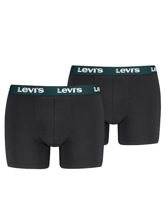 Levi's Men's Boxers Black/Green Combo 2Pack