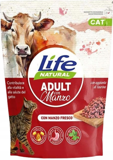 Dry Cat Food for Adult Cats with Beef / Calf / Rice / Corn / Pork / Poultry 0.8kg