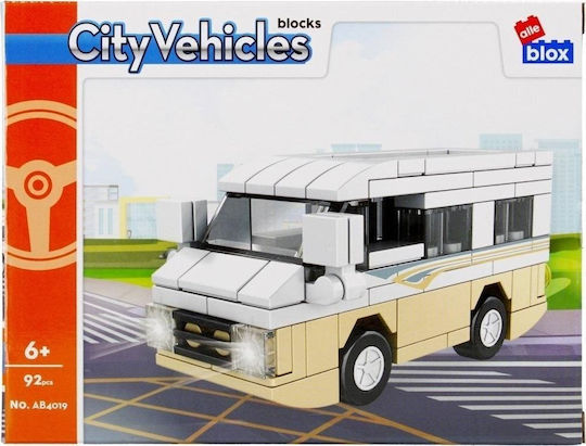 Alleblox Building Blocks City Vehicles for 6+ Years 92 Pieces 520897