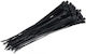 Qoltec Plastic Cable Ties 120mmx2.5mm in Black Colour (100pcs)