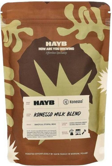 HAYB Espresso Kaffee Kenia Konesso Milch in Körner 250g