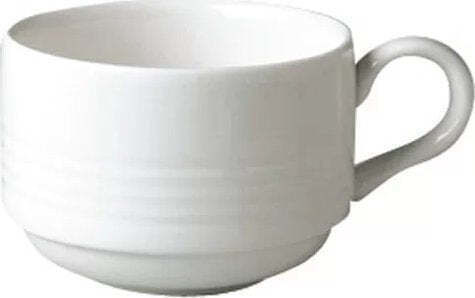 Rak Ceramics Rondo Coffee Cup Made of White Porcelain 180ml