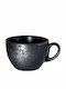Rak Ceramics Karbon Coffee Cup Made Of Black Porcelain 230ml