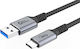 Microconnect USB 3.2 Cable USB-C male - USB-A 60W PD Μαύρο 0.25m USB3.2AC025