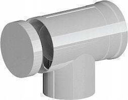 Ricom Τελική Γωνία Pp-al 87st Dn80/125 Θυρίδα Επιθεώρησης Στεγανοποίηση