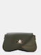 Fabric Women's Shoulder Bag Khaki