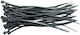 Ergom Plastic Cable Ties 160mmx3mm In Black Colour 100pcs E01TK-01020100501