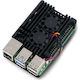 OEM Raspberry Pi 5 Fall Mit Zwei Lüftern Aluminium Schwarz