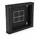 Partea Din Spate 100 Mm Alantec Balamale Rabatabile Duble Dulapuri Sw-15u-600-450-01-c Negru Sa-ssw-15u-01-c