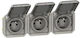 Legrand Plexo Triple Power Socket Grey