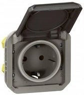 Legrand Plexo Einzeln Gemauerte Steckdose Wasserdicht Grau