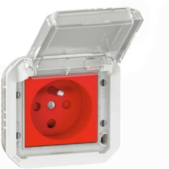 Legrand Plexo Priză electrică simplă Gri