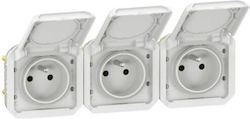 Legrand Triple Walled Power Socket White Legrand Triple Walled Power Socket White