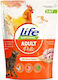 Dry Cat Food for Adult Cats with Chicken / Poultry / Rice / Corn / Salmon 0.8kg