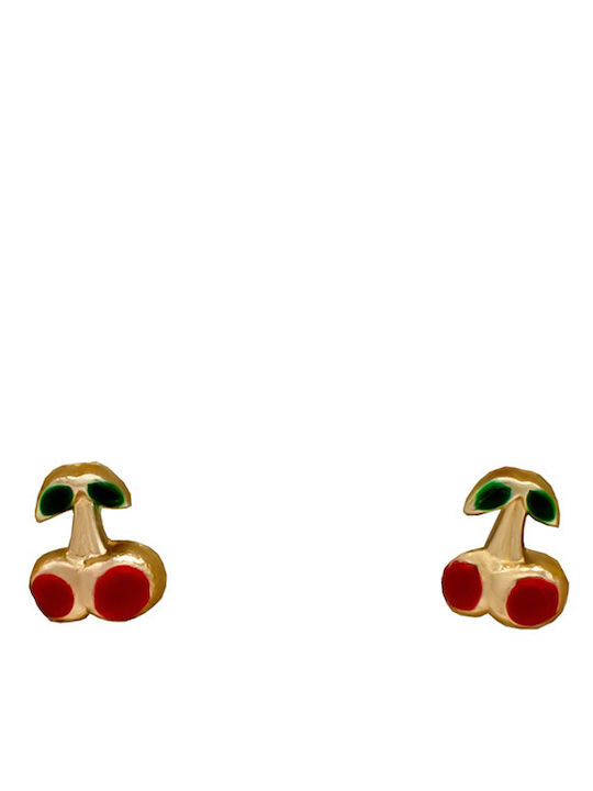 Savvas Design Kinderohrringe Nieten aus 9K Gold SKO02118