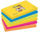 Post-it Sticky Memo Pads Cube 90 Sheets 12.7x7.6cm Set 6pcs