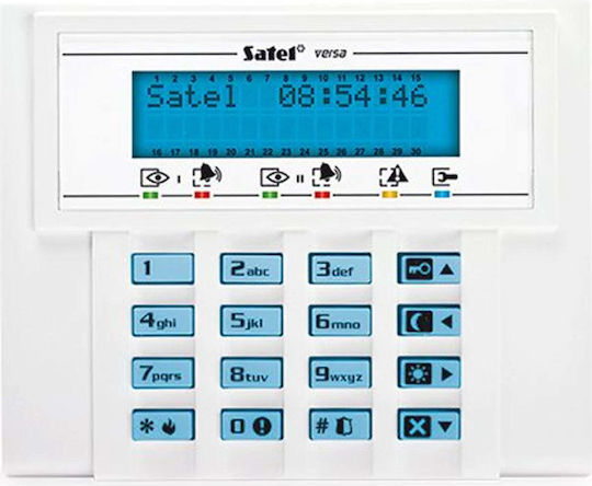 Satel Alarm System Control Keypad Lcd Blue Backlight Versa Versa-lcd-bl