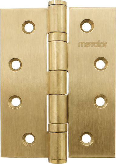 Metalor Scharnier Platte 2 Lager Rostfreier Stahl 100x89mm Gold
