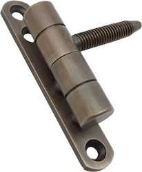 Screw Hinge Brass Matte Antique Metalor 908-2014