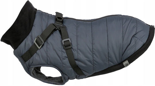 Trixie Pontis Dog Coat Fleece Blue Small with Back Length 36 cm